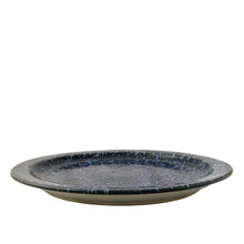 Load image into Gallery viewer, Side profile of vintage Otagiri stoneware plate showing depth and excellent condition with no chips or cracks