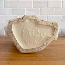 Load image into Gallery viewer, Jacks Daughter of All Trades Vintage Antique Mid-Century Kitsch Store Shop Reseller Etsy Shopify Toronto Canada Free Porch Pick Up Local Delivery Worldwide Shipping Judy Weinberg Unique Housewarming Gift Sustainable Gift Wedding Gift Home Decor Collectible Collector Gift Farmhouse Cottagecore Cottage Lodge Shabby Chic Industrial Art Deco Art Pottery Rare gloss pink tint magnolia vase green leaves McCoy Pottery 1953