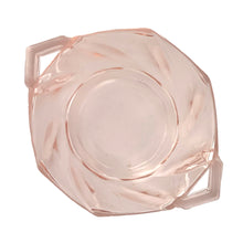Load image into Gallery viewer, Jacks Daughter of All Trades Vintage Store Shop Reseller Etsy Shopify Toronto Canada Free Porch Pick Up Local Delivery Worldwide Shipping Judy Weinberg Unique Wedding Birthday Sustainable Gift Home Decor Collectible Collector pink depression era pressed glass Twist Flamingo nut cup Heisy Glass tableware trinket dish