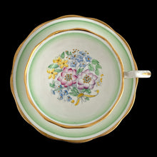 Load image into Gallery viewer, Full set display of rare Royal Albert Set #286 teacup and saucer from 1935-40