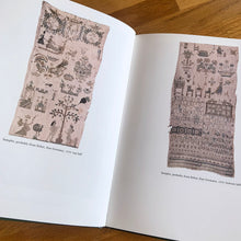 Load image into Gallery viewer, A superb collection of antique and vintage cross stitch needlework sampler patterns from America, England, Holland and Germany depicting the natural world, home life, the alphabet and religious imagery. 33 wonderful illustrations, 40 pages of chart patterns, historical information, helpful hints and instructions. Written by Irmgard Gierl.