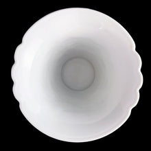 Load image into Gallery viewer, Vintage Sardinia white bisque flower footed trumpet vase features an embossed bouquet of flowers and semi-scalloped rim. Marked 642. Designed by M. Frey for Kaiser, Germany, 1980s. This delicate vase will look stunning in any setting!
In excellent condition, no chips/cracks/repairs. Maker's mark on bottom.
Measures 5 5/8 x 5 3/4 x 6 1/4 inches