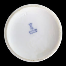 Load image into Gallery viewer, Jacks Daughter of All Trades Vintage Antique Mid-Century Kitsch Store Shop Reseller Etsy Shopify Toronto Canada Free Porch Pick Up Local Delivery Worldwide Shipping Judy Weinberg Unique Housewarming Gift Sustainable Gift Wedding Gift Home Decor Collectible Collector Gift Farmhouse Cottagecore Cottage Lodge Shabby Chic Art Nouveau Sardinia white bisque footed trumpet flower vase embossed bouquet flowers semi-scalloped rim 642 Kaiser Germany 1980s