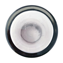 Load image into Gallery viewer, Bottom view of vintage mid-century silver ombre glass cocktail carafe, Vitreon Queen's Lusterware