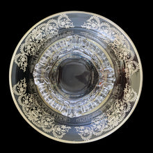 Load image into Gallery viewer, Jacks Daughter of All Trades Vintage Antique Retro Mid-Century Modern Modernist Kitsch Store Shop Reseller Etsy Shopify Toronto Canada Free Porch Pick Up Local Delivery Worldwide Shipping Judy Weinberg Unique Housewarming Hostess Sustainable Gift Home Decor Collectible Collector Mothers Fathers Day Farmhouse Cottage Core Shabby Chic Elegant Glass Console Bowl Silver Overlay Wedding Gift