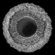 Load image into Gallery viewer, Jacks Daughter of All Trades Vintage Antique Mid-Century Kitsch Store Shop Reseller Etsy Shopify Toronto Canada Free Porch Pick Up Local Delivery Worldwide Shipping Judy Weinberg Unique Housewarming Gift Sustainable Gift Wedding Gift Home Decor Collectible Collector Gift Cottage Lodge Industrial Modernist clear art glass Stellaria votive candle holder textured ice cut design Tapio Wirkkala Ahlstrom Iittala Finland 1970s Finnish design