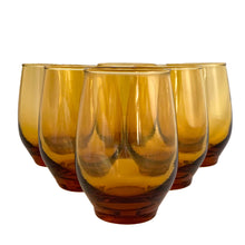 Load image into Gallery viewer, Vintage mid-century "Tempo" 10 ounce flat glass tumbler offers a timeless elegance to elevate your barware or everyday drinkware. Crafted by the Libbey Glass Company, USA, 1950s. These gems to continue to stand the test of time! In excellent condition, free from chips. Each glass measures 4 1/2 inches tall Capacity 10 ounces