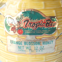 Load image into Gallery viewer, Tropic Bee Ceramic Beehive Honey Pot — Vintage Japan, 1950s–80s