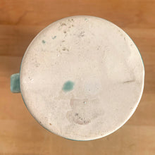 Load image into Gallery viewer, Jacks Daughter of All Trades Vintage Antique Retro Mid-Century Modern Modernist Kitsch Store Shop Reseller Etsy Shopify Toronto Canada Free Porch Pick Up Local Delivery Worldwide Shipping Judy Weinberg Unique Gift Housewarming Gift Sustainable Gift Wedding Gift Home Decor Collectible Collector Gift Farmhouse Cottagecore Cottage Lodge Shabby Chic Industrial Art Deco Art Pottery McCoy Pottery Christmas Turquoise Ring Handled Vase Leaves Berries