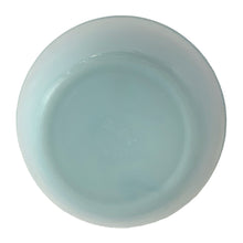 Load image into Gallery viewer, Rare vintage Fire-King Ware turquoise blue 7 Inch, 2 quart splash proof mixing bowl. Crafted by Anchor Hocking, USA, 1956 - 1958. The perfect touch of colour for your mixing bowl collection. Add vintage charm to your kitchen decor! Excellent condition, no chips and appears unused. Measures 7 5/8 x 4 5/8 inches, 2 quarts