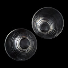 Load image into Gallery viewer, Vintage 2-part glass condiment server with rose embossed aluminum lids in a chrome caddy. Crafted by Dominion Glass, Canada, 1950s. Love the conical shape of the glass and the styling on the caddy....very mid-century modern and a great way to serve your favourite fixings.
In excellent condition, no chips.
Overall measures 7 x 3 1/2 x 5 3/8 inches