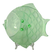 Load image into Gallery viewer, Stölzle Hermanova Hut Uranium Glass Fish Platter | 1930s Czechoslovakia