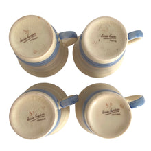 Load image into Gallery viewer, Coffee pot 7 x 4 x 7 1/2 inches (incl. handle/spout)
Creamer 3 3/4 x 2 1/2 x 2 3/4 inches (incl. handle/spout)
Sugar 3 1/2 x 1 5/8 inches
Cup 3 1/8 x 2 5/8 x 2 5/8 inches
Saucer 4 3/4 inches