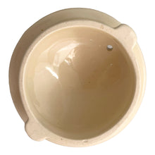 Load image into Gallery viewer, Vintage Art Deco style Wedding Ring coffee set in the blue, rust and gray colourway. Crafted by Susie Cooper, England, 1930s. This kestrel-shaped set comprised of a coffee pot with lid, creamer and sugar with four demitasse cups and saucers.
The set is in generally good vintage condition with no chips, cracks, or repairs. Each piece shows age-related crazing. The coffee pot has a chip at the top of the spout, and the sugar bowl has staining on the bottom. All pieces have maker's marks.