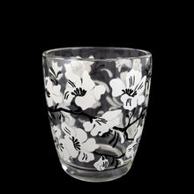 Load image into Gallery viewer, Vintage white Dogwood flower cocktail shaker with five matching glasses. Crafted by Hazel-Atlas Glass, USA, 1930s/40s. A wonderful Art Deco set to add to your barware collection!
In good used vintage condition, no chips or wear to the paint. Lid has age-related wear.
Shaker measures 3 1/4 x 10 1/4 inches, capacity 24 ounces
Glasses measures 2 3/8 x 3 3/4 inches, capacity 4 ounces