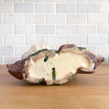 Load image into Gallery viewer, Jacks Daughter of All Trades Vintage Antique Mid-Century Kitsch Store Shop Reseller Etsy Shopify Toronto Canada Free Porch Pick Up Local Delivery Worldwide Shipping Judy Weinberg Unique Housewarming Gift Sustainable Gift Wedding Gift Home Decor Collectible Collector Gift Farmhouse Cottagecore Cottage Lodge Shabby Chic Industrial Art Deco Art Pottery Rare gloss white dark pink lower double tulip vase McCoy Pottery 1953