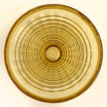 Load image into Gallery viewer, Classic vintage planter in clear yellow glass. Perfect for a pretty floral display, your favourite house plant or succulent. Or repurpose as a candy dish, or use to up-style your office decor to hold clips, or Post-it Notes. Made by E.O. Brody in the USA. In excellent condition, no chips or cracks. Measures 4 1/2 x 5 1/2 inches