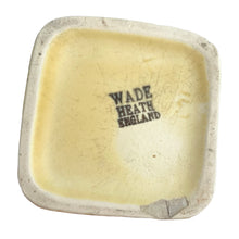 Load image into Gallery viewer, Jacks Daughter of All Trades Vintage Antique Mid-Century Kitsch Store Shop Reseller Etsy Shopify Toronto Canada Free Porch Pick Up Local Delivery Worldwide Shipping Judy Weinberg Unique Housewarming Gift Sustainable Gift Home Decor Collectible Collector Gift Farmhouse Cottagecore Cottage Lodge Shabby Chic Industrial Art Deco Flaxman Ware matte yellow glazed castle tower pitcher budgie bird handle Wade Heath & Co England 1930s decorative highly collectible decor