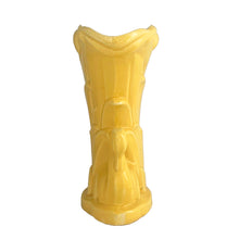 Load image into Gallery viewer, Beautiful vintage gloss yellow Swan vase, features a swan swimming in the reeds. Crafted by McCoy Pottery, 1948. This vase is must for any art pottery collector!
In as found vintage condition, roughness to the rim and minor tight hairline crack, age-related crazing. Maker's mark on the bottom.
Measures 6 7/8 x 4 1/4 x 9 3/8 inches
