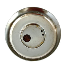 Load image into Gallery viewer, Jacks Daughter of All Trades Vintage Antique Mid-Century Store Shop Reseller Etsy Shopify Toronto Canada Free Porch Pick Up Local Delivery Worldwide Shipping Judy Weinberg cocktail set You Me Ours silver-rimmed glasses and shaker elegant silver script chrome lid Queens Lustreware 1950s wedding gift or housewarming gift hostess gift timeless style Bar Barware Cart Mad Men Cocktail Happy Hour Party Luxury High End