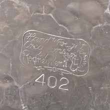 Load image into Gallery viewer, Jacks Daughter of All Trades Vintage Antique Mid-Century Kitsch Store Shop Reseller Etsy Shopify Toronto Canada Free Porch Pick Up Local Delivery Worldwide Shipping Judy Weinberg Unique Housewarming Gift Sustainable Gift Wedding Gift Home Decor Collectible Collector Gift Farmhouse Cottagecore Cottage Lodge Shabby Chic Industrial Hollywood Regency Art Deco Rodney Kent line Tulip round serving tray clear plastic dome shape 402 Krischer Metal Products Co USA 1950s