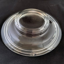 Load image into Gallery viewer, Vintage Glass Canister with Clear and Frosted Glass with Gold Atomic Stars Anchor Hocking Bartlett Collins Tableware Glassware Home Decor Boho Bohemian Shabby Chic Cottage Farmhouse Victorian Mid-Century Modern Industrial Retro Flea Market Style Unique Sustainable Gift Antique Prop GTA Eds Mercantile Hamilton Freelton Toronto Canada shop store community seller reseller vendor Collector Collection Collectible