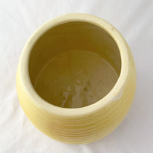 Load image into Gallery viewer, Vintage Mid Century Mid-Century MCM American Bisque Ceramic Pottery Porcelain Kitten Cat Yellow Beehive Floral Cookie Biscuit Jar Barrel 1950 1950s USA adorable kitsch kitschy china hand painted detailed tableware housewares tea coffee kitchen countertop Home Decor Boho Bohemian Shabby Chic Cottage Farmhouse Mid-Century Modern Industrial Retro Flea Market Style Unique Sustainable Gift Antique Prop GTA Hamilton Toronto Canada shop store community seller reseller vendor
