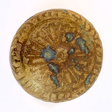 Load image into Gallery viewer, Vintage Hammered and Etched Brass Bowls w/ Elephants and Palm Trees, India
