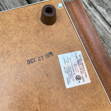Load image into Gallery viewer, At any family dinner, my grandmother used her vintage Electric Warming Tray to keep all her yummy dishes hot. Worked like a charm! This one brings back all those vibes with graphic brown circle design again a brilliant green background, with teak handles! Cornwall Appliances Ltd., Canada in 1975. In excellent condition, no chips or cracks in the glass top and the wood is in ex condition. In good working order. Original cord included. Overall measures 17-3/4" x 10-1/8"