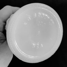 Load image into Gallery viewer, A vintage lattice patterned white milk glass bud vase. Produced by the Randall Glass Company. Any flower arrangement will look lovely in this simple and elegant white vase. A perfect addition to your vintage, farmhouse or wedding decor. In excellent condition, no chips or cracks. Measures 6 inches