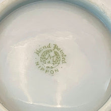 Load image into Gallery viewer, Jacks Daughter of All Trades Vintage Antique Mid-Century Kitsch Store Shop Reseller Etsy Shopify Toronto Canada Free Porch Pick Up Local Delivery Worldwide Shipping Judy Weinberg Unique Housewarming Gift Sustainable Gift Wedding Gift Home Decor Collectible Collector Gift Farmhouse Cottagecore Cottage Lodge Shabby Chic hand painted porcelain bowl purple violets gold moriage Morimura Bros Nippon Japan 1920s trinket dish candy dish