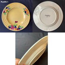 Load image into Gallery viewer, Vintage Yellow Fruit Basket Ceramic Luncheon or Salad Plate, Carlton Ware, England