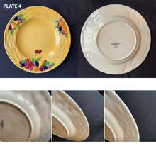 Load image into Gallery viewer, Vintage Yellow Fruit Basket Ceramic Luncheon or Salad Plate, Carlton Ware, England