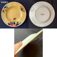 Load image into Gallery viewer, Vintage Yellow Fruit Basket Ceramic Luncheon or Salad Plate, Carlton Ware, England