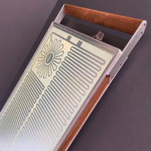 Load image into Gallery viewer, Vintage Salton Hotray Electric Warming Tray, Silver Zig Zag Geometric Design, Mid Century Modern