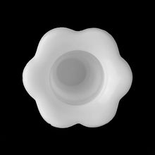 Load image into Gallery viewer, A very popular piece, this vintage vertically ribbed and scalloped patterned milk glass bud vase. Any flower arrangement will look beautiful in this simple, yet elegant vase. Add charming vintage style to your home, cottage, farmhouse or wedding decor. In excellent condition, no chips or cracks. Measures 2 1/2 x 6 inches