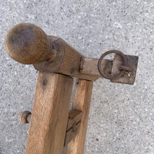 Load image into Gallery viewer, Jacks Daughter of All Trades Vintage Antique Mid-Century Kitsch Store Shop Reseller Etsy Shopify Toronto Canada Free Porch Pick Up Local Delivery Worldwide Shipping Judy Weinberg Unique Housewarming Gift Sustainable Gift Wedding Gift Home Decor Collectible Collector Gift Farmhouse Cottagecore Cottage Lodge Shabby Chic one-of-a-kind handmade hand carved wall hung wood coat rack florals turned pegs "du-te dorule si spune la mandruta vorbe bune" entryway mudroom bedroom bath Romania