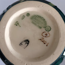 Load image into Gallery viewer, This beautiful "Prairie Summer" ewer pitcher or jug is reminiscent of a summer's day. Designed by Rachel Bishop in 2001 and hand painted over slip glaze on a yellow ground with shades of red, blue, yellow and white on shape JU3. Produced by Moorcroft Pottery, England. In excellent condition, no chips, cracks or repairs. In original box. Purchased directly from the Moorcroft Pottery shop in Stoke-on-Trent, England. Offer from our private collection. Measures 9-1/2"