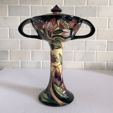 Load image into Gallery viewer, Vintage "Symphony" Lidded Bonbonnier, 2003 Collectors Club Exclusive, Emma Bossons, Moorcroft Pottery, England