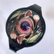 Load image into Gallery viewer, Vintage "Symphony" Lidded Bonbonnier, 2003 Collectors Club Exclusive, Emma Bossons, Moorcroft Pottery, England
