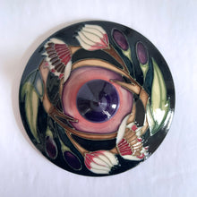 Load image into Gallery viewer, Vintage "Symphony" Lidded Bonbonnier, 2003 Collectors Club Exclusive, Emma Bossons, Moorcroft Pottery, England