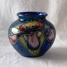 Load image into Gallery viewer, Vintage "Orchid" Miniature Vase, Moorcroft Pottery, England