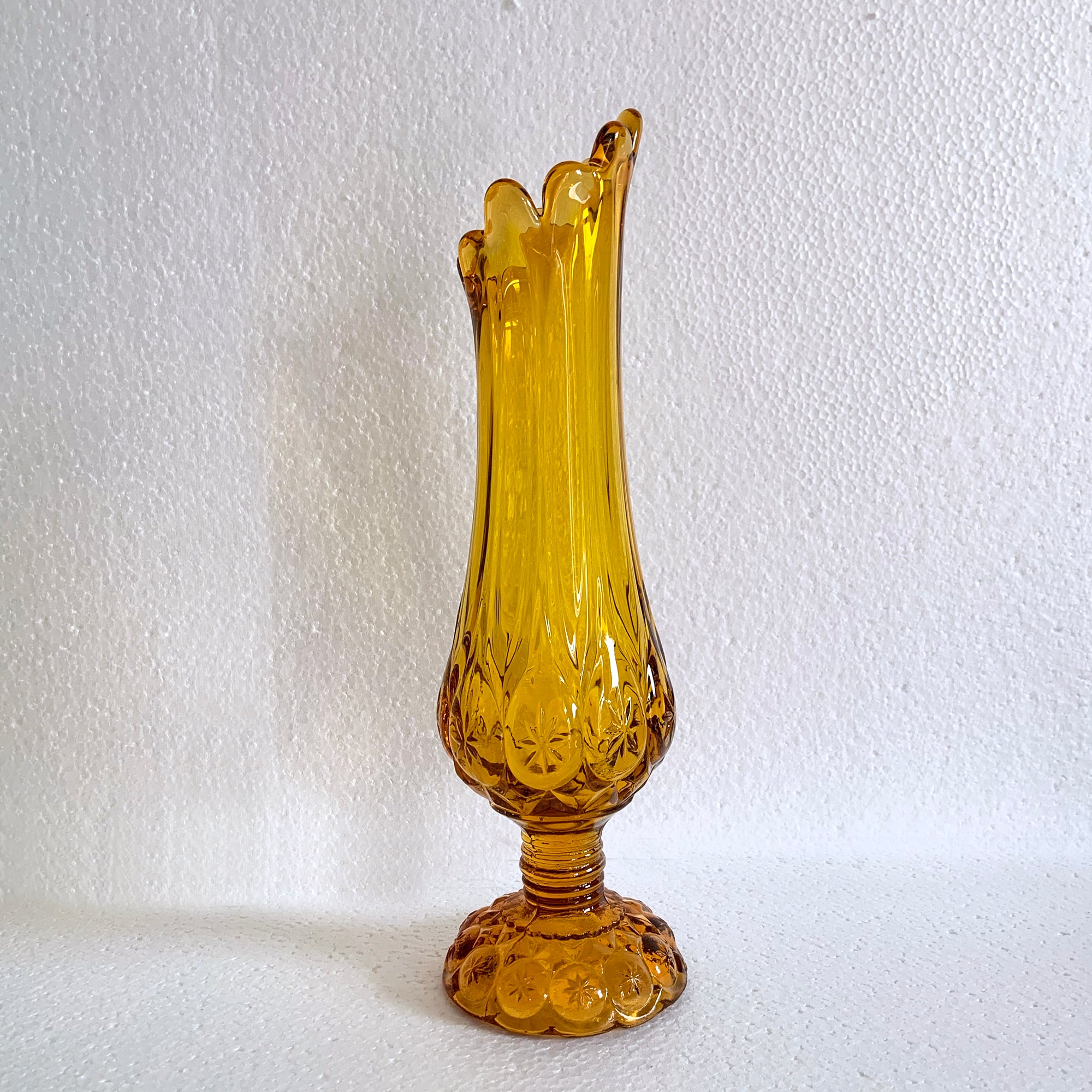 Hand Finished Moonlight Vase outlets Koub Golden Glass