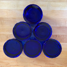 Load image into Gallery viewer, Anchor Hocking Essex Cobalt Blue Old Fashioned Tumblers | Set of 6 | Vintage USA
