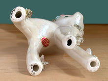 Load image into Gallery viewer, Jacks Daughter of All Trades Vintage Mid-Century Kitsch Store Shop Reseller Etsy Shopify Toronto Canada Free Porch Pick Up Local Delivery Worldwide Shipping Judy Weinberg Unique Gift Home Decor Collectible Collector Farmhouse Cottagecore Grannycore Cottage Shabby Chic Ceramic Figurine Lustreware Iridescent Deer Lefton Japan Kitsch Kitschy Christmas Holiday Decor
