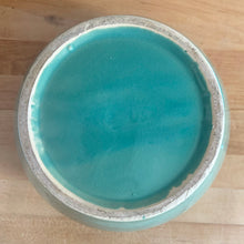 Load image into Gallery viewer, Jacks Daughter of All Trades Vintage Antique Mid-Century Modern Store Shop Reseller Etsy Shopify Toronto Canada Free Porch Pick Up Local Delivery Worldwide Shipping Judy Weinberg Unique Housewarming Sustainable Home Decor Collectible Collector Gift Farmhouse Cottagecore Cottage Grannycore Shabby Chic glossy aqua drip glaze ceramic vase 312 Robinson Ransbottom Pottery Co. 1960s art pottery 
