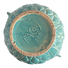 Load image into Gallery viewer, Jacks Daughter of All Trades Vintage Antique Retro Mid-Century Modern Modernist Kitsch Store Shop Reseller Etsy Shopify Toronto Canada Free Porch Pick Up Local Delivery Worldwide Shipping Judy Weinberg Unique Gift Housewarming Gift Sustainable Gift Wedding Gift Home Decor Collectible Collector Gift Farmhouse Cottage Core Shabby Chic Industrial Art Deco Art Pottery McCoy Pottery Aqua Tierra Cushion Quilted Jardiniere Planter Container Garden
