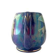 Load image into Gallery viewer, Handle view of Britannia Pottery BP Co Ltd 1920s Art Deco pitcher
