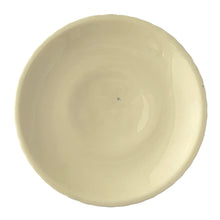 Load image into Gallery viewer, Underside of lid view of vintage Art Deco serving bowl 10¼ inches wide showing excellent condition with typical age-related crazing
