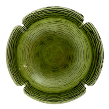 Load image into Gallery viewer, Top-down interior — overhead shot showing concentric swirl bark texture and four rests

